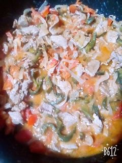 Una foto de Bistec a la mexicana