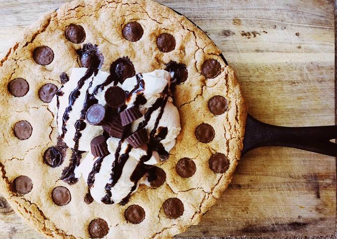 Recipe of Jamie Oliver Peanut Butter Cup Skillet Cookie