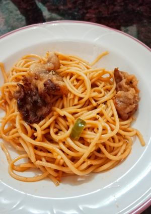 Foto resep Black Pepper Beef Noodle Stir-fry