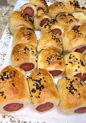 صورة لوصفة معجنات النقانق