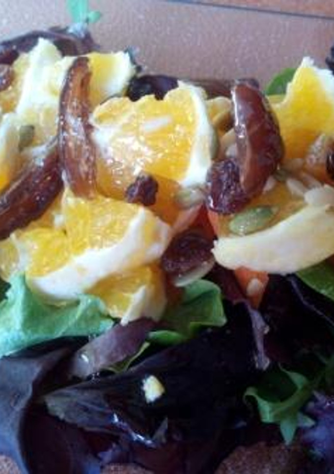 Una foto de Ensalada de naranja