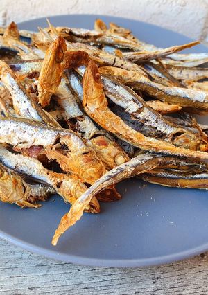 Foto resep Teri Segar Goreng tanpa minyak