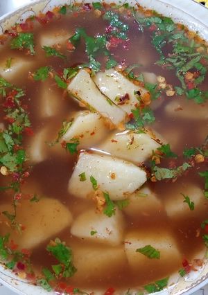 A picture of Aloo Dum.