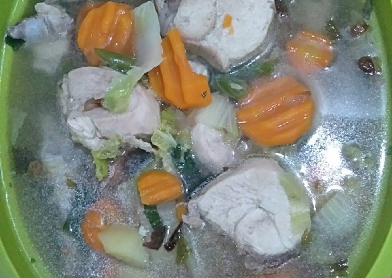 Sop ayam bening