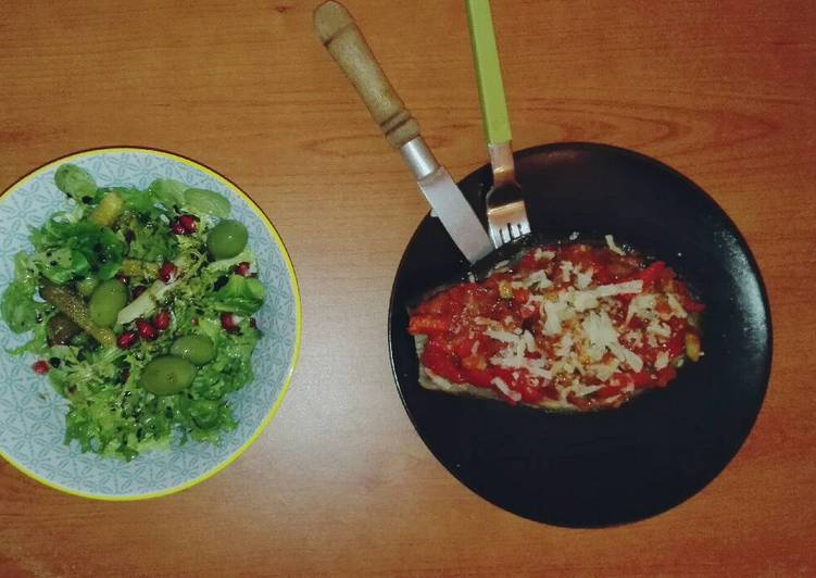 Berenjena rellena light para cena