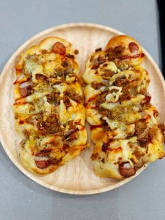 A picture of Pork Floss Hot Dog Buns.