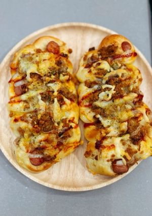A picture of Pork Floss Hot Dog Buns.