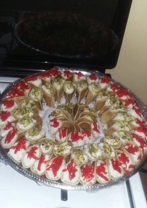 صورة لوصفة قطايق بحشوة القشطه