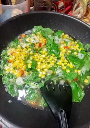 Foto resep Sayur bayem jagung sedappp