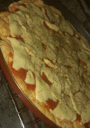 Una foto de Pizza casera y económica!