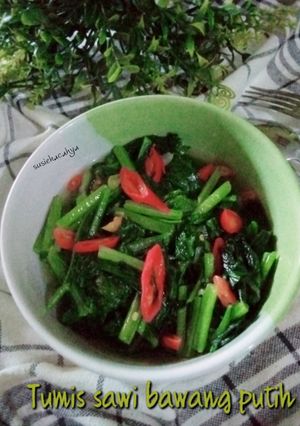 Foto resep Tumis sawi bawang putih