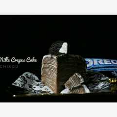 รูปของ Oreo Mille Crepes Cake