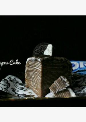 Foto resep Oreo Mille Crepes Cake