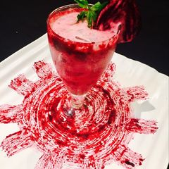 A picture of Beetroot & carrot chaas.