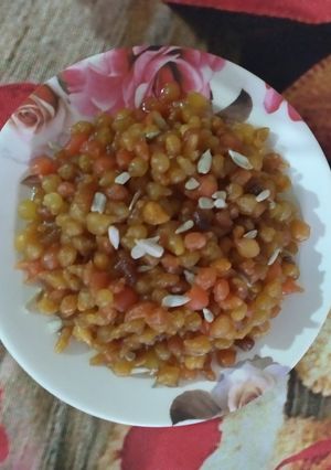 मिठी बूंदी (Meethi boondi recipe in Hindi) रेसिपी मुख्य फोटो