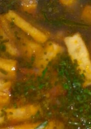 Hình của món Canh chua đậu hũ.