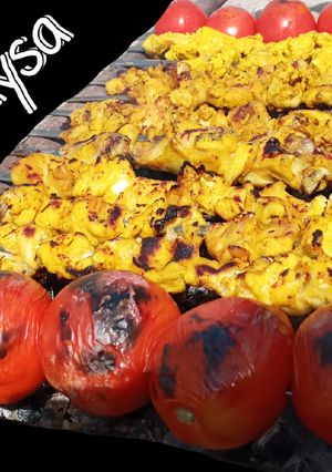 عکسی از دستور جوجه زعفرانی ترد