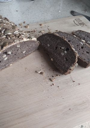 A picture of Seeded Rye Sourdough.