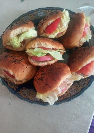 صورة لوصفة همبرغر 🍔🍔🍔🤩😘