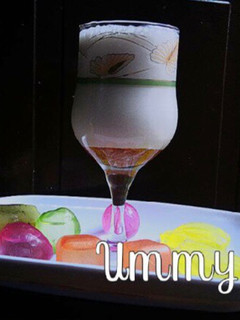 A picture of Banana and coconut smoothie.