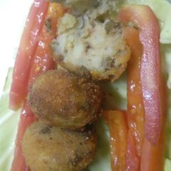 A picture of Japanese potato korokee in ndengu #ndengu contest.