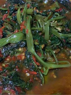 Foto resep Kangkung terasi saus tiram
