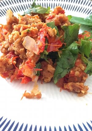 Foto resep Tempe sambal kemangi