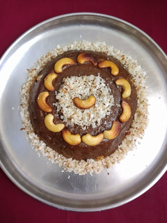 *மில்லட், ரோஸ்டர்டு கோக்கனட் ஹல்வா*(millet halwa recipe in tamil) செய்முறை முக்கிய புகைப்படம்