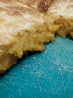 Una foto de Tarta de calabaza y choclo