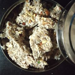 A picture of Dry fruits panjiri.