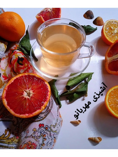 عکسی از دستور دمنوش پرتقالی
