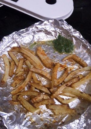 A picture of # french fries.