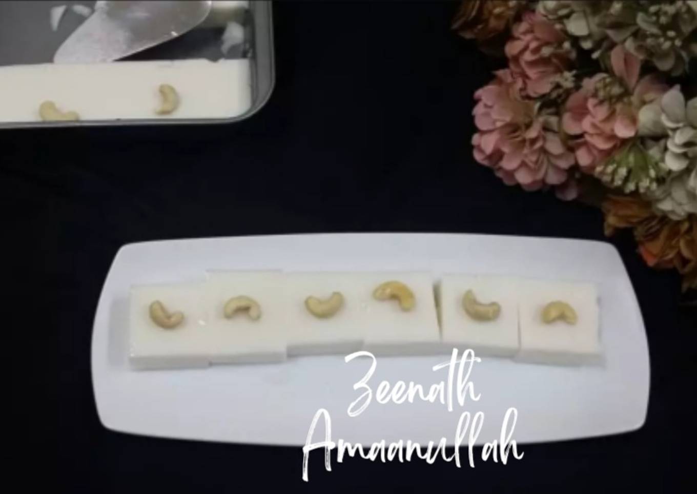 Coconut Milk and Nut Panna Cotta