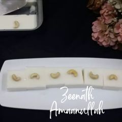 A picture of Coconut Milk and Nut Panna Cotta.