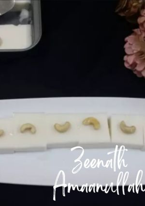 A picture of Coconut Milk and Nut Panna Cotta.