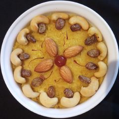 A picture of Rava Kesari.