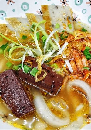 Hình của món Bánh canh bột lọc Nha Trang.