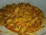 Tempe Ayam Suwir Masak Pedas Alacin