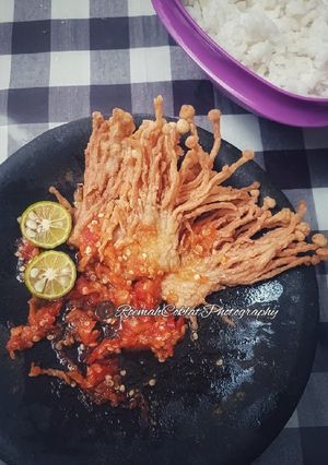 Foto resep Enoki Krispi Geprek