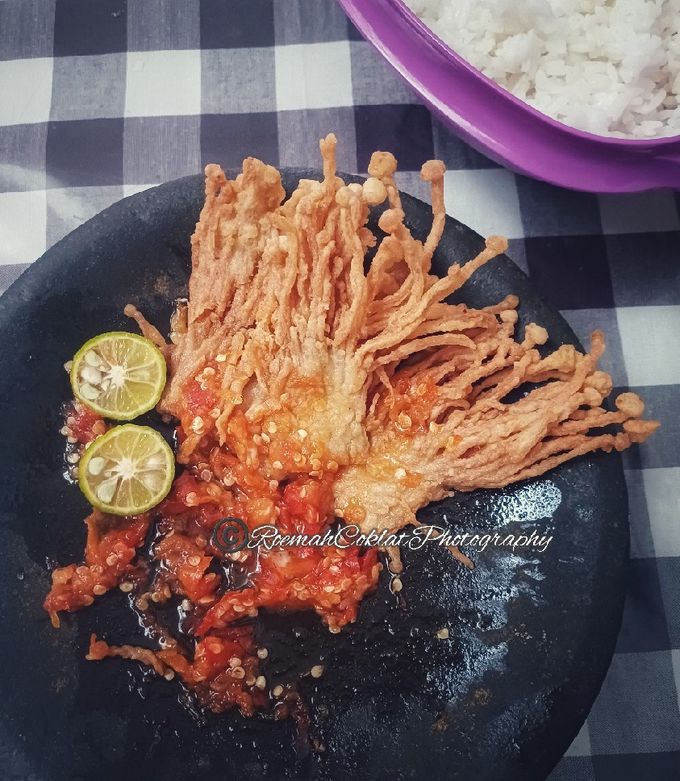 Foto resep Enoki Krispi Geprek