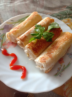 Foto resep Bread Chicken Egg Roll