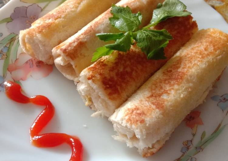 Bread Chicken Egg Roll