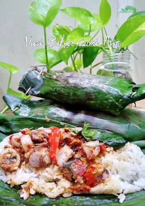Foto resep Nasi Bakar Cumi Asin