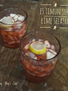Foto resep Es Timun Suri Lime Selasih