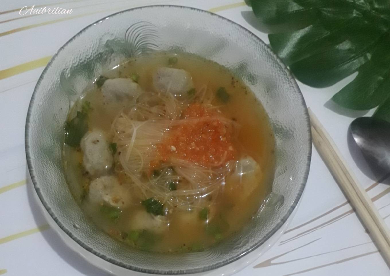 Baso ikan tuna mantap