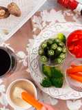 Irresistible Bagna Cauda with Shiitake Powder
