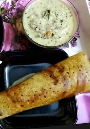 दाल चावल का का डोसा (Dal Chawal ka Dosa Recipe in Hindi) रेसिपी मुख्य फोटो