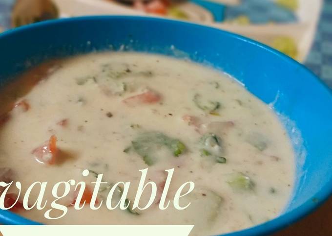 Vegetable raita