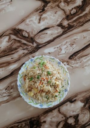 صورة لوصفة أرز مقلي 😋