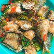 Ikan masak Cabe Hijau